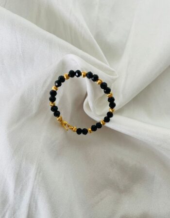 kids black bead bracelet