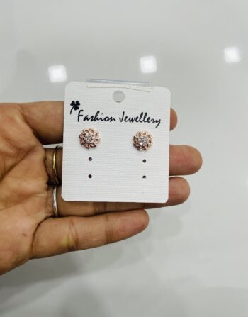 Rosegold plated stud