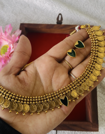 Antique finish Kashi necklace