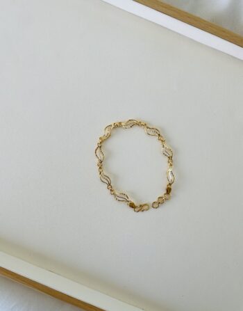 Handmade whitegold bracelet